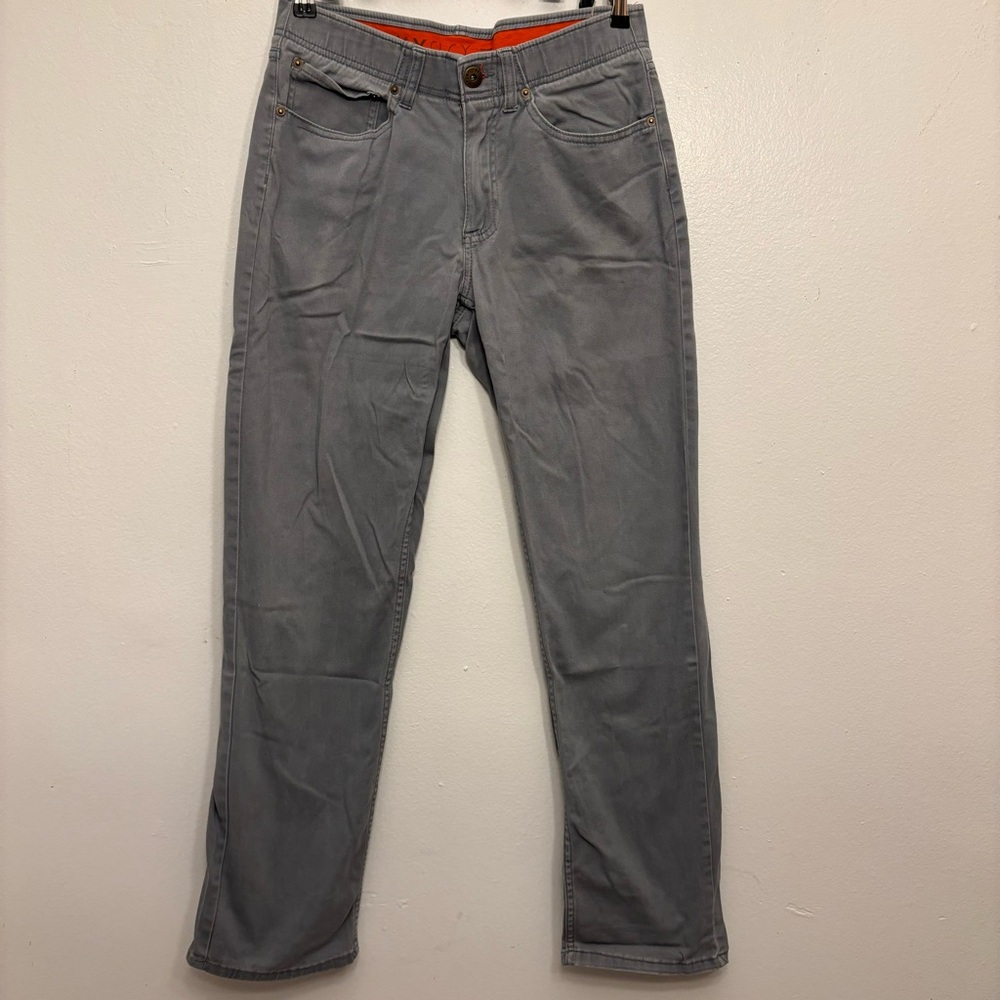 Gray Casual Pants